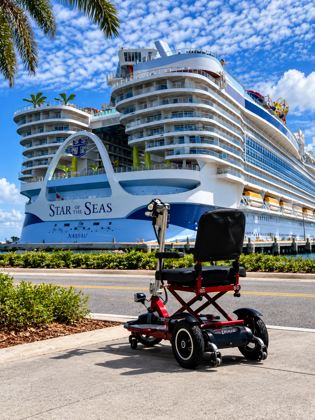 Tri-AXE Mobility Scooter Rental