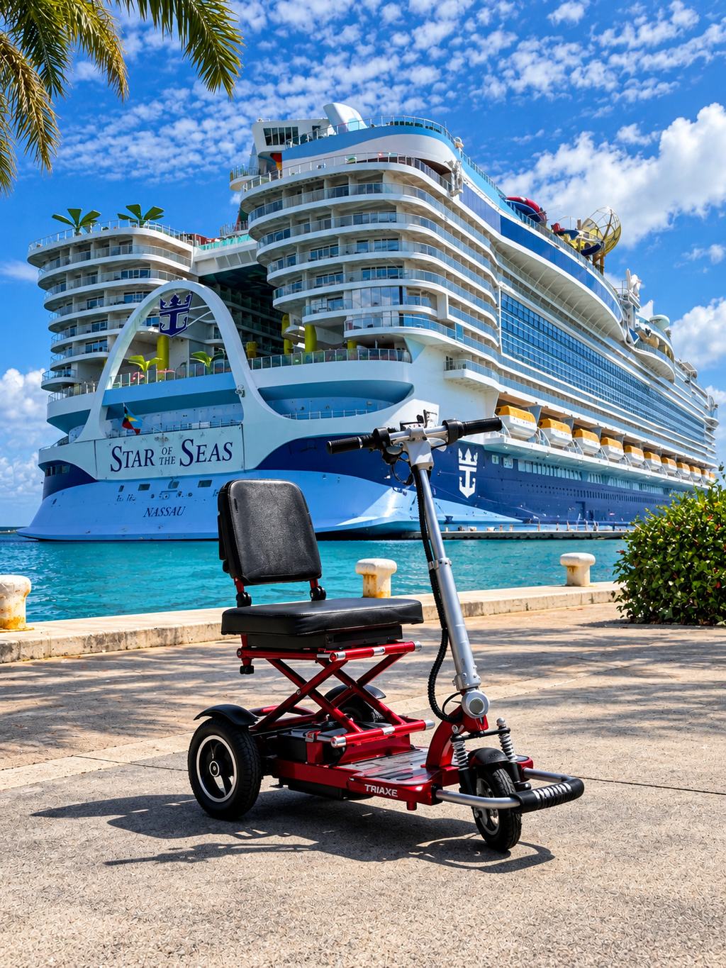 Tri-AXE Mobility Scooter Rental